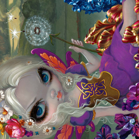 Three Wishes Fairy - Jasmine Becket-Griffith 500 Jigsaw Puzzle 3D Modell