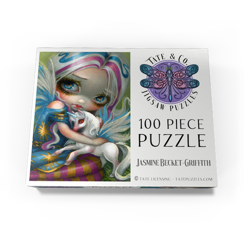 Twilight Delight Fairy with Unicorn - Jasmine Becket-Griffith 100 Jigsaw Puzzle box view3