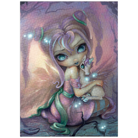 puzzleplate Unicorn Sunset Fairy - Jasmine Becket-Griffith 1000 Jigsaw Puzzle