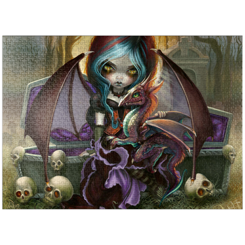 puzzleplate Vampire Dragonling - Jasmine Becket-Griffith 1000 Jigsaw Puzzle