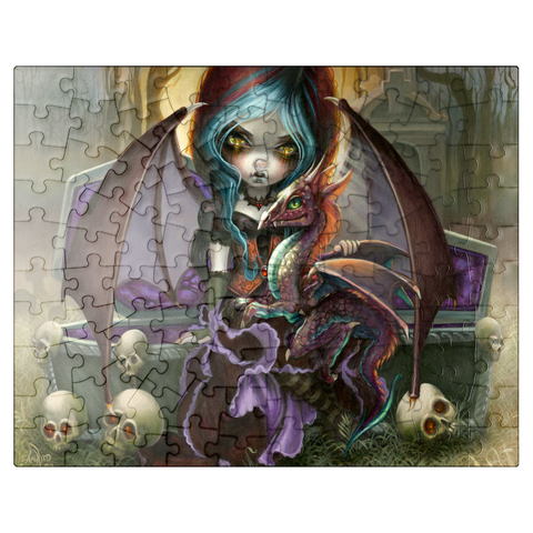 puzzleplate Vampire Dragonling - Jasmine Becket-Griffith 100 Jigsaw Puzzle