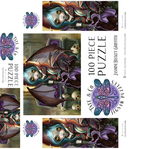 Vampire Dragonling - Jasmine Becket-Griffith 100 Jigsaw Puzzle box 3D Modell