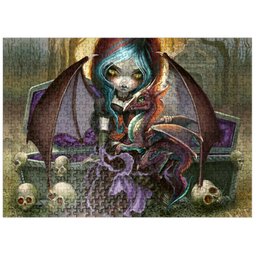 puzzleplate Vampire Dragonling - Jasmine Becket-Griffith 500 Jigsaw Puzzle