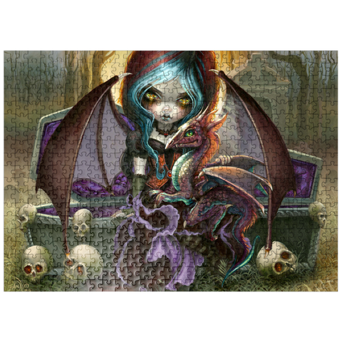 puzzleplate Vampire Dragonling - Jasmine Becket-Griffith 500 Jigsaw Puzzle