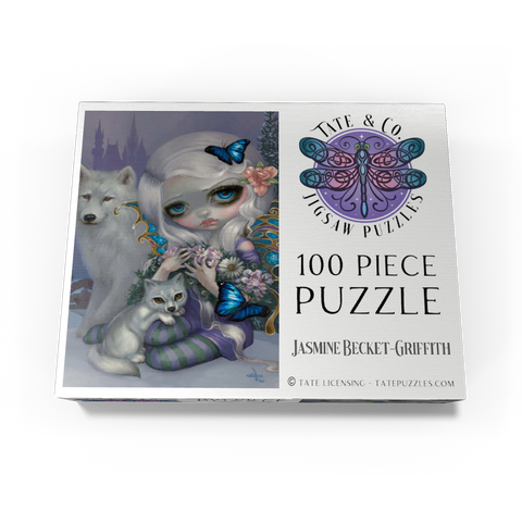 Winter Fairy with Wolves - Jasmine Becket-Griffith 100 Jigsaw Puzzle box view3