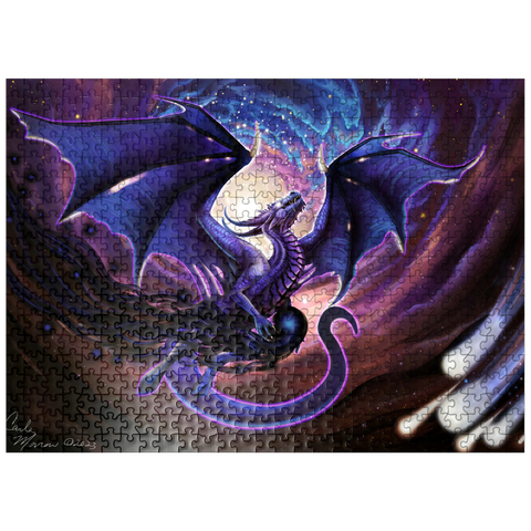 puzzleplate Dark Star Dragon - Carla Morrow 500 Jigsaw Puzzle