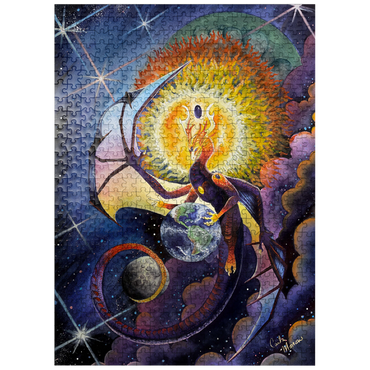 puzzleplate All that Is Dragon - Carla Morrow 500 Jigsaw Puzzle