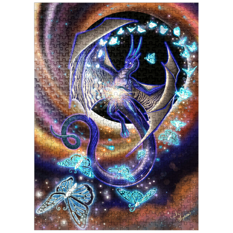 puzzleplate Chaos of Creation Dragon - Carla Morrow 500 Jigsaw Puzzle