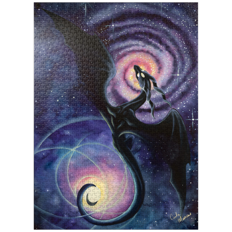 puzzleplate Mistress of Infinity Dragon - Carla Morrow 1000 Jigsaw Puzzle