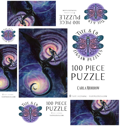 Mistress of Infinity Dragon - Carla Morrow 100 Jigsaw Puzzle box 3D Modell