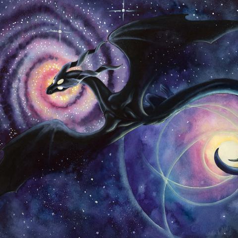 Mistress of Infinity Dragon - Carla Morrow 500 Jigsaw Puzzle 3D Modell