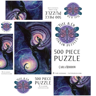 Mistress of Infinity Dragon - Carla Morrow 500 Jigsaw Puzzle box 3D Modell