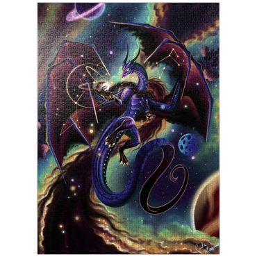 puzzleplate Strength of Light Dragon - Carla Morrow 1000 Jigsaw Puzzle