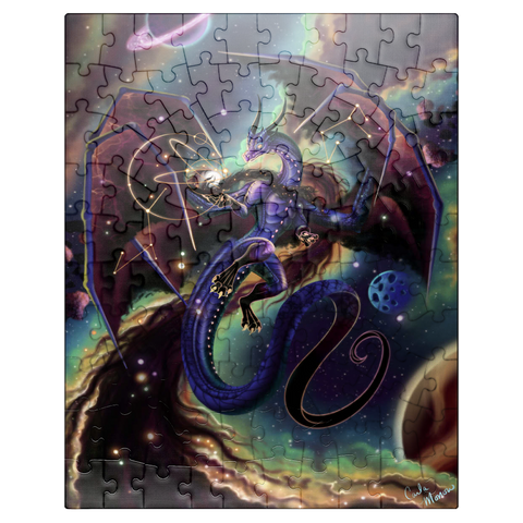 puzzleplate Strength of Light Dragon - Carla Morrow 100 Jigsaw Puzzle