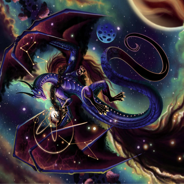 Strength of Light Dragon - Carla Morrow 100 Jigsaw Puzzle 3D Modell