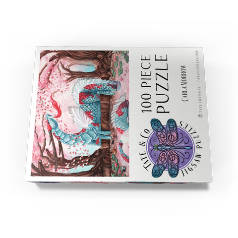 Cherry Blossom Dragon - Carla Morrow 100 Jigsaw Puzzle box view3