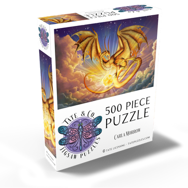 Dawning Flight Sun Dragon - Carla Morrow 500 Jigsaw Puzzle box view2
