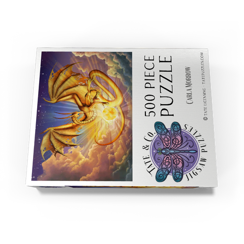 Dawning Flight Sun Dragon - Carla Morrow 500 Jigsaw Puzzle box view3