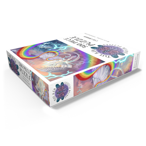 Light Weaver Rainbow Dragon - Carla Morrow 500 Jigsaw Puzzle box view1