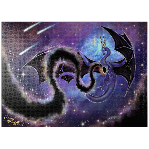 puzzleplate Night Weaver Dragon - Carla Morrow 1000 Jigsaw Puzzle