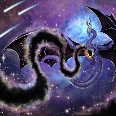 Night Weaver Dragon - Carla Morrow 1000 Jigsaw Puzzle 3D Modell