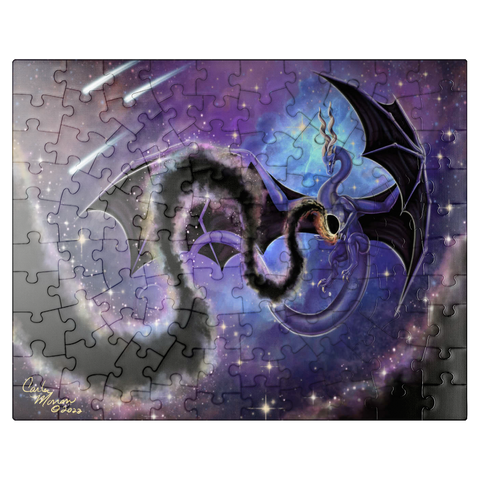 puzzleplate Night Weaver Dragon - Carla Morrow 100 Jigsaw Puzzle