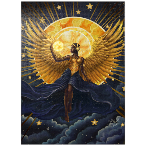 puzzleplate Solar Flame Angel - Carla Morrow 1000 Jigsaw Puzzle