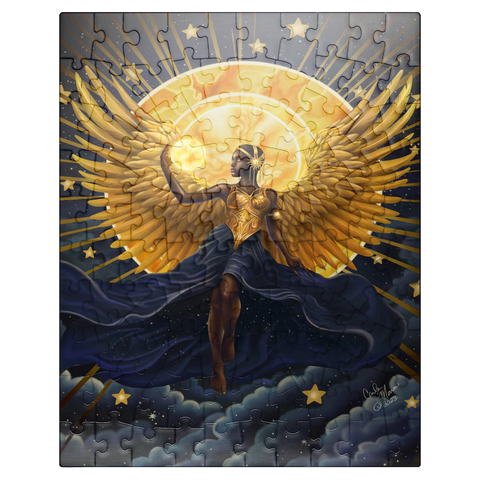 puzzleplate Solar Flame Angel - Carla Morrow 100 Jigsaw Puzzle