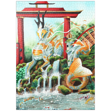 puzzleplate The Empress Dragon - Carla Morrow 1000 Jigsaw Puzzle