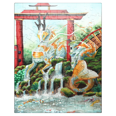 puzzleplate The Empress Dragon - Carla Morrow 100 Jigsaw Puzzle