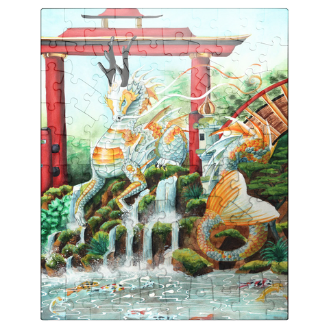 puzzleplate The Empress Dragon - Carla Morrow 100 Jigsaw Puzzle