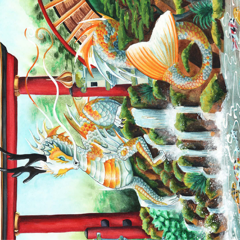 The Empress Dragon - Carla Morrow 100 Jigsaw Puzzle 3D Modell