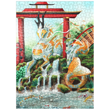 puzzleplate The Empress Dragon - Carla Morrow 500 Jigsaw Puzzle