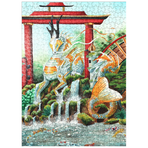 puzzleplate The Empress Dragon - Carla Morrow 500 Jigsaw Puzzle