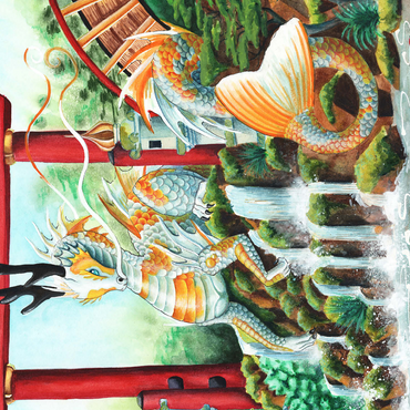 The Empress Dragon - Carla Morrow 500 Jigsaw Puzzle 3D Modell