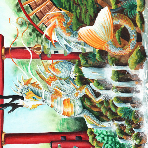 The Empress Dragon - Carla Morrow 500 Jigsaw Puzzle 3D Modell