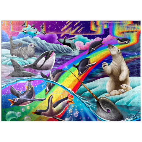 puzzleplate Arctic Fun - Carla Morrow 1000 Jigsaw Puzzle