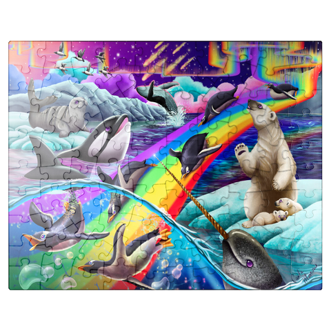 puzzleplate Arctic Fun - Carla Morrow 100 Jigsaw Puzzle