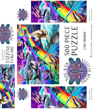 Arctic Fun - Carla Morrow 500 Jigsaw Puzzle box 3D Modell