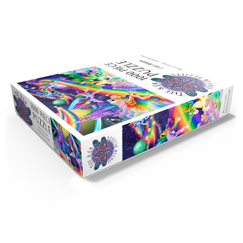 Rainbow Dreams Unicorns - Carla Morrow 1000 Jigsaw Puzzle box view1