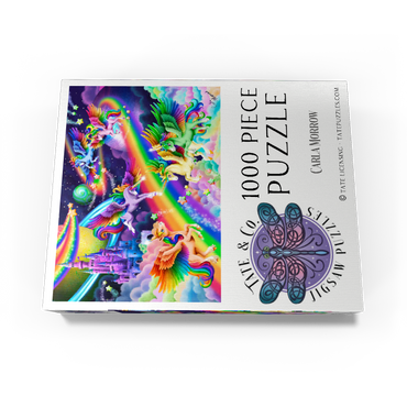 Rainbow Dreams Unicorns - Carla Morrow 1000 Jigsaw Puzzle box view3