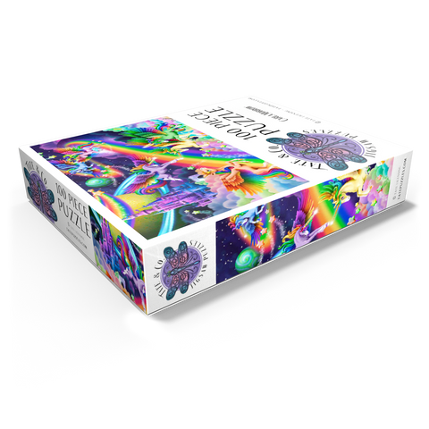 Rainbow Dreams Unicorns - Carla Morrow 100 Jigsaw Puzzle box view1