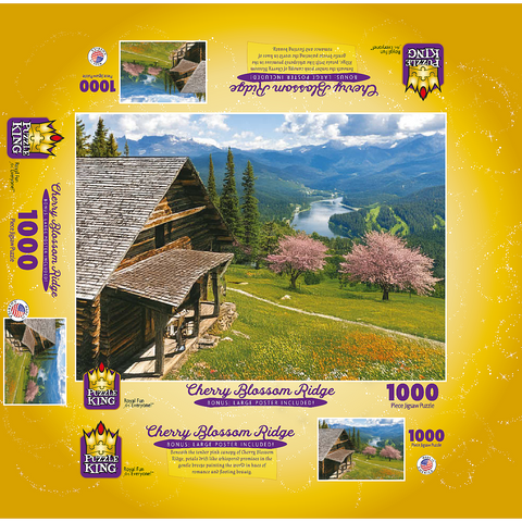 Cherry Blossom Ridge 1000 Jigsaw Puzzle box 3D Modell