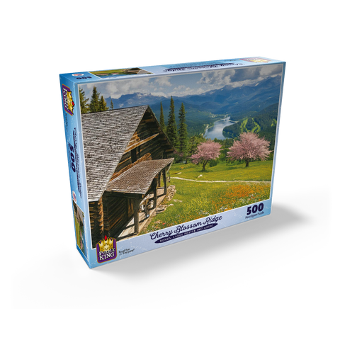 Cherry Blossom Ridge 500 Jigsaw Puzzle box view2