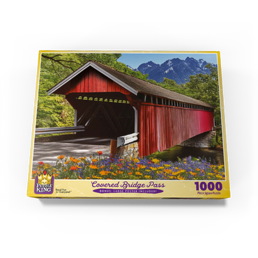 Covered Bridge Pass 1000 Jigsaw Puzzle box view3