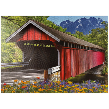 puzzleplate Covered Bridge Pass 1000 Jigsaw Puzzle