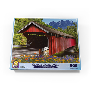 Covered Bridge Pass 500 Jigsaw Puzzle box view3