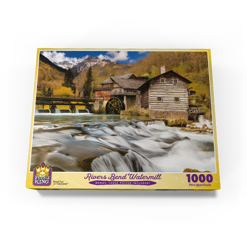 Rivers Bend Watermill 1000 Jigsaw Puzzle box view3