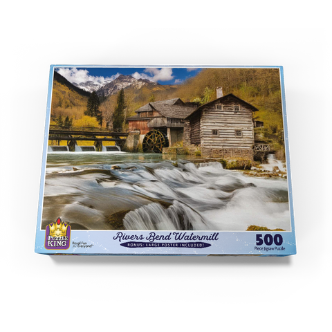 Rivers Bend Watermill 500 Jigsaw Puzzle box view3