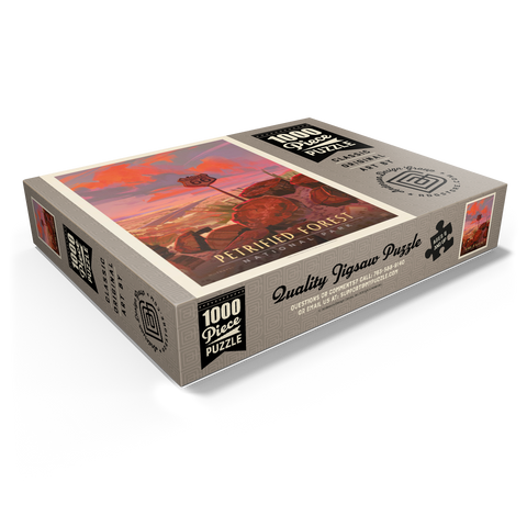 Petrified Forest National Park: Route 66, Vintage Poster 1000 Jigsaw Puzzle box view1